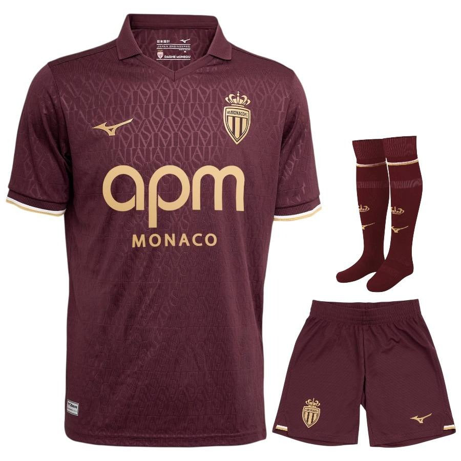 KITS ENFANT/ JUNIOR AS MONACO EXTERIEUR 2026/2027