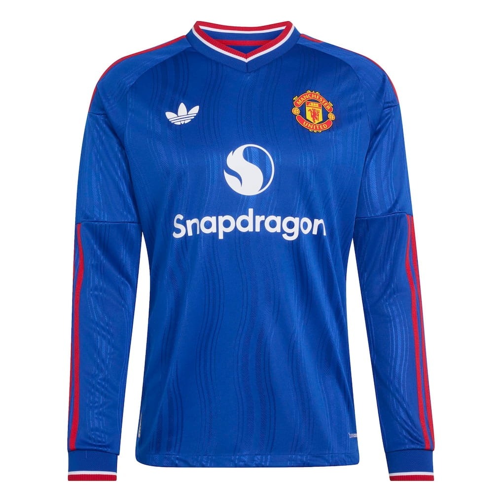 MAILLOT MANCHESTER UNITED EXTERIEUR MANCHES LONGUES 2026/2027